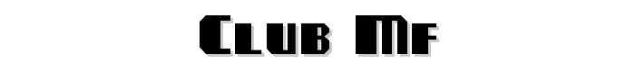 Club MF font